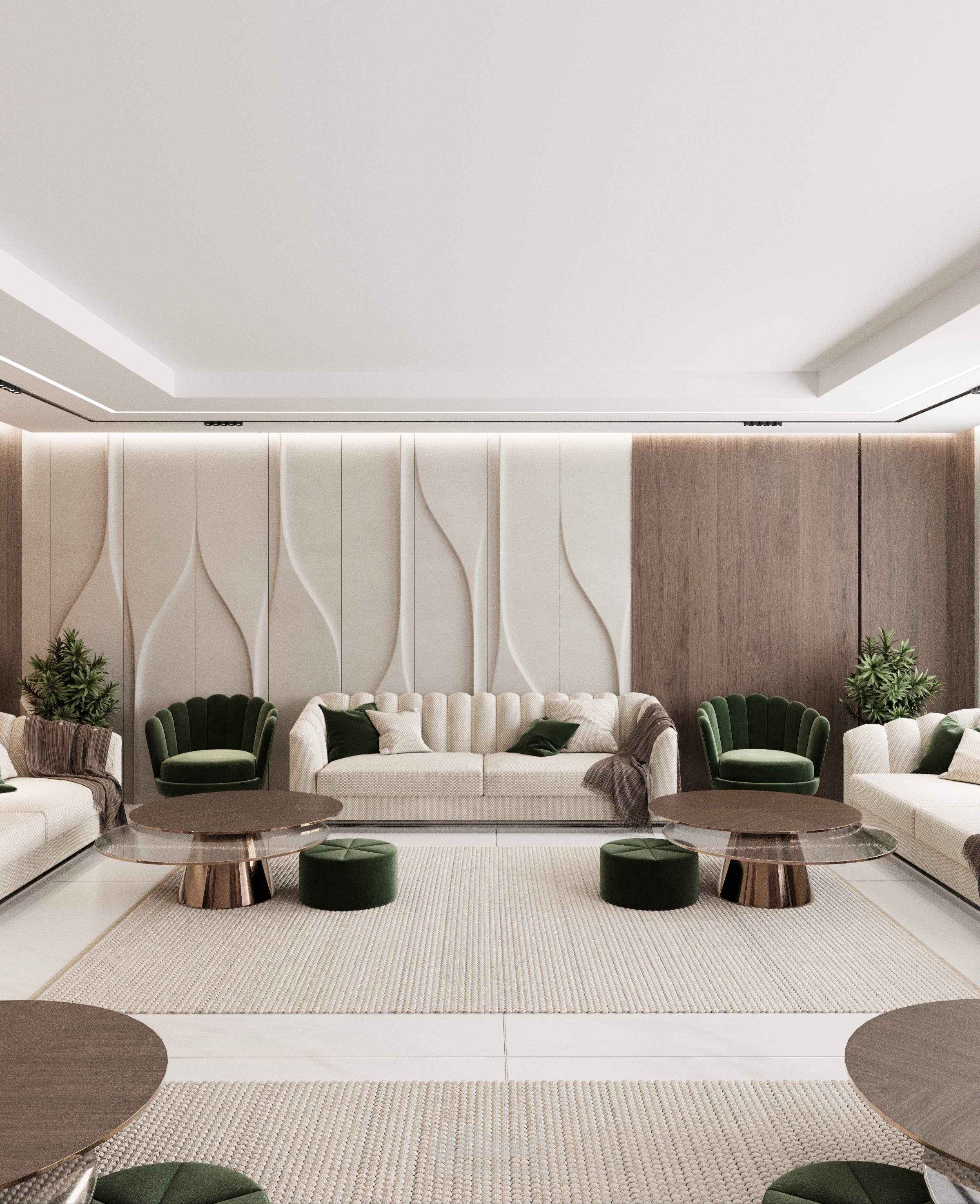 تصميم داخلي احترافي مجلس رجال