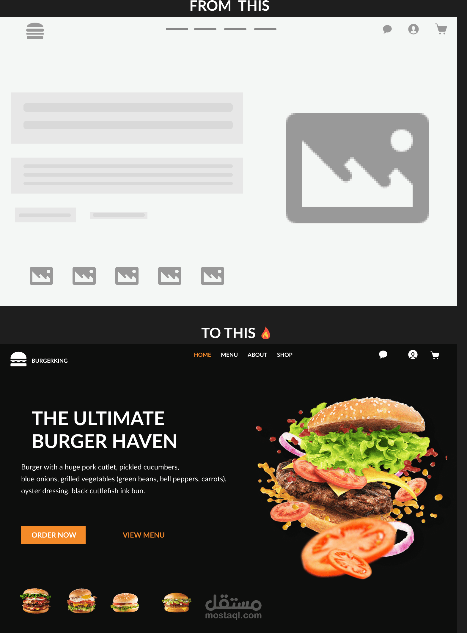 landing page