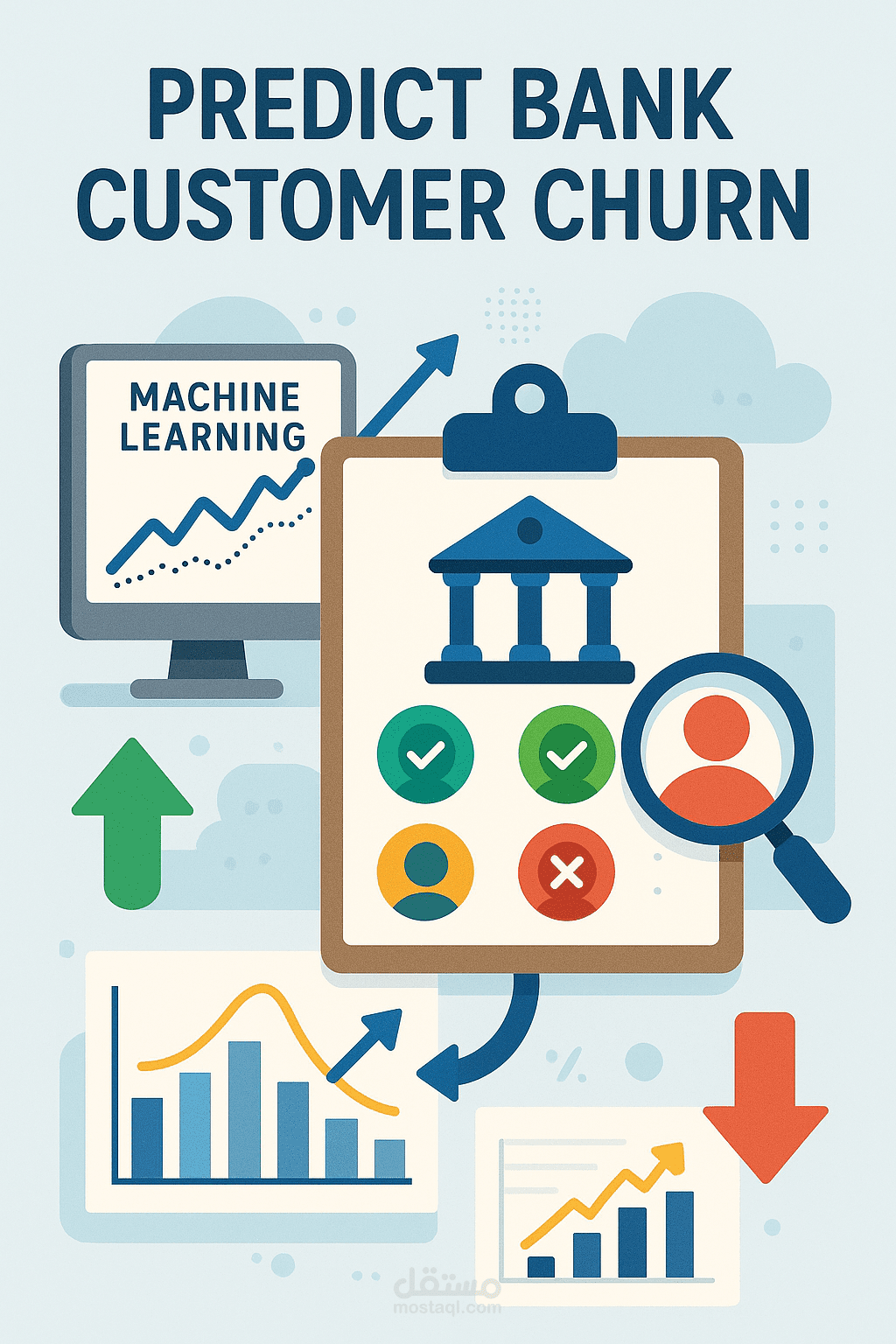 Predict bank customer churn using machine learning algorithms