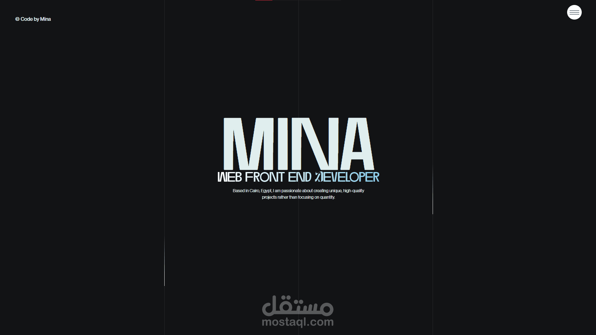 موقع شخصي - Personal Website