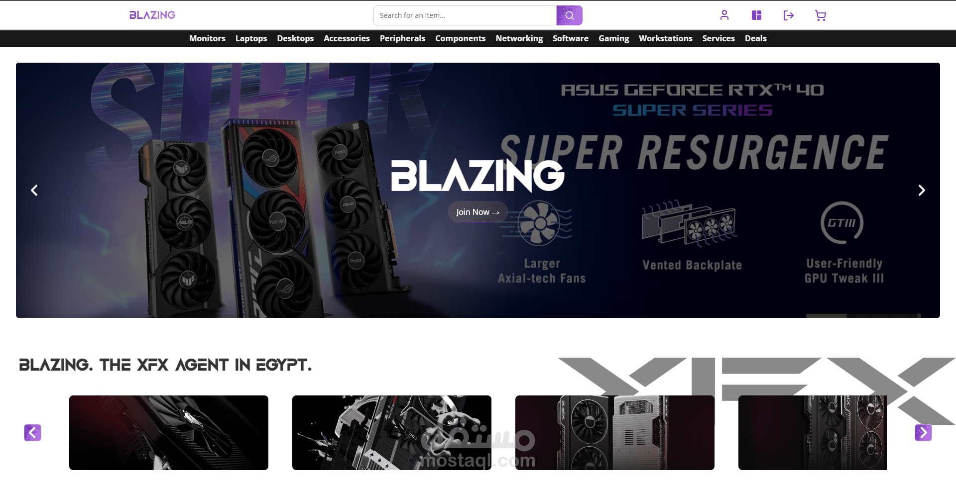 Blazing Ecommerce - موقع تجارة الكترونية