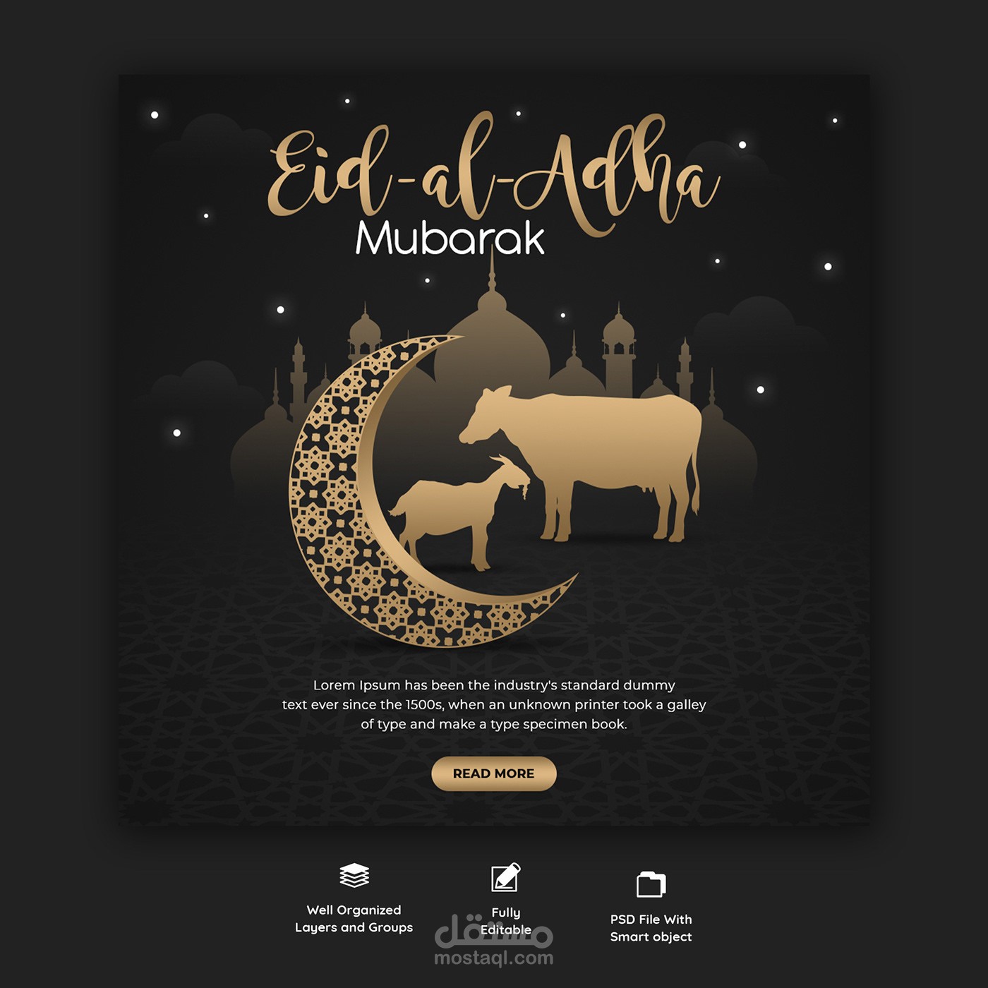 eid al adha mubarak Post social media