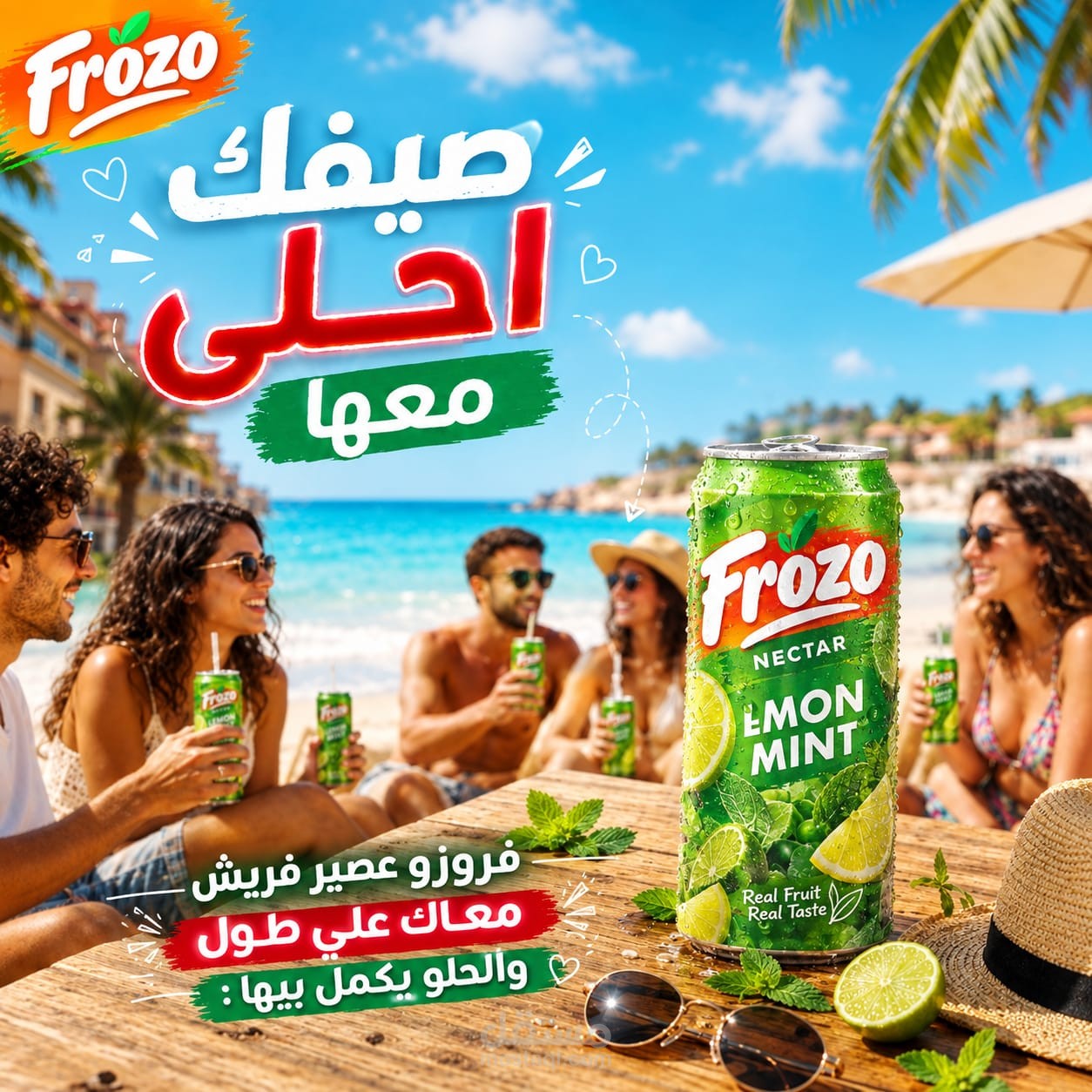 Frozo عصير فريش Social Media Designs