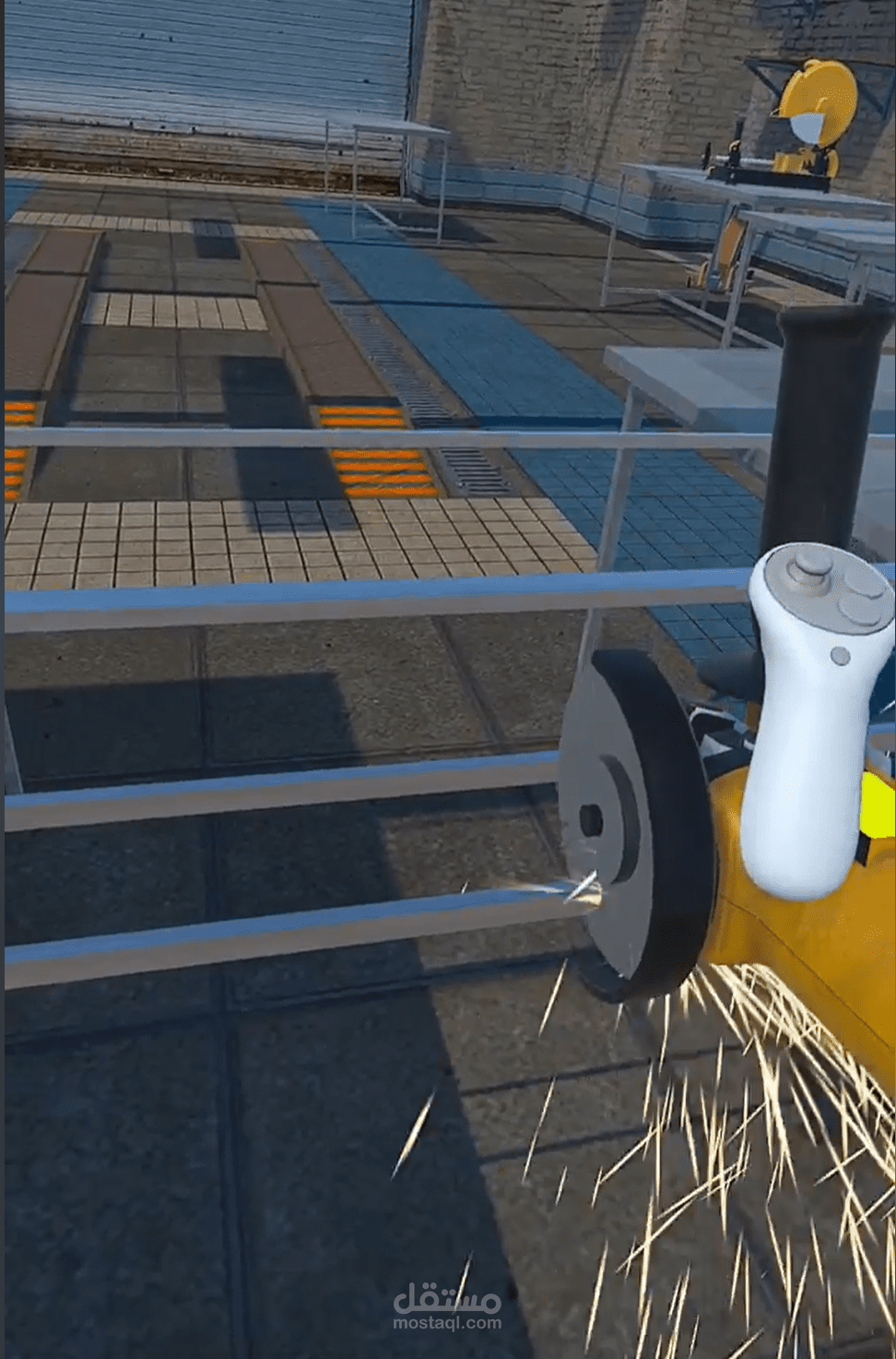 Angle Grinder Simulation