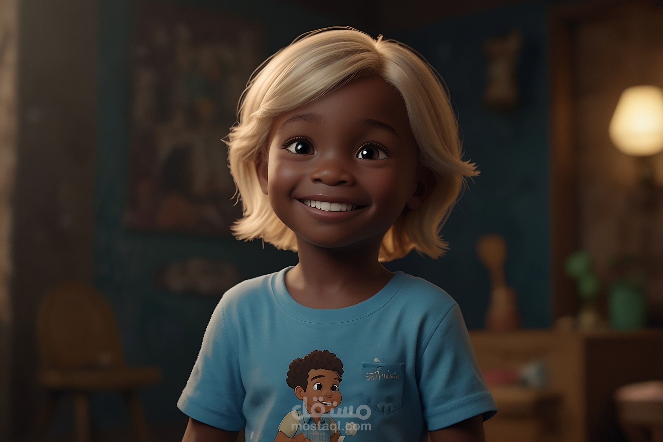 احول النص الي صوره 3D جوده 8K