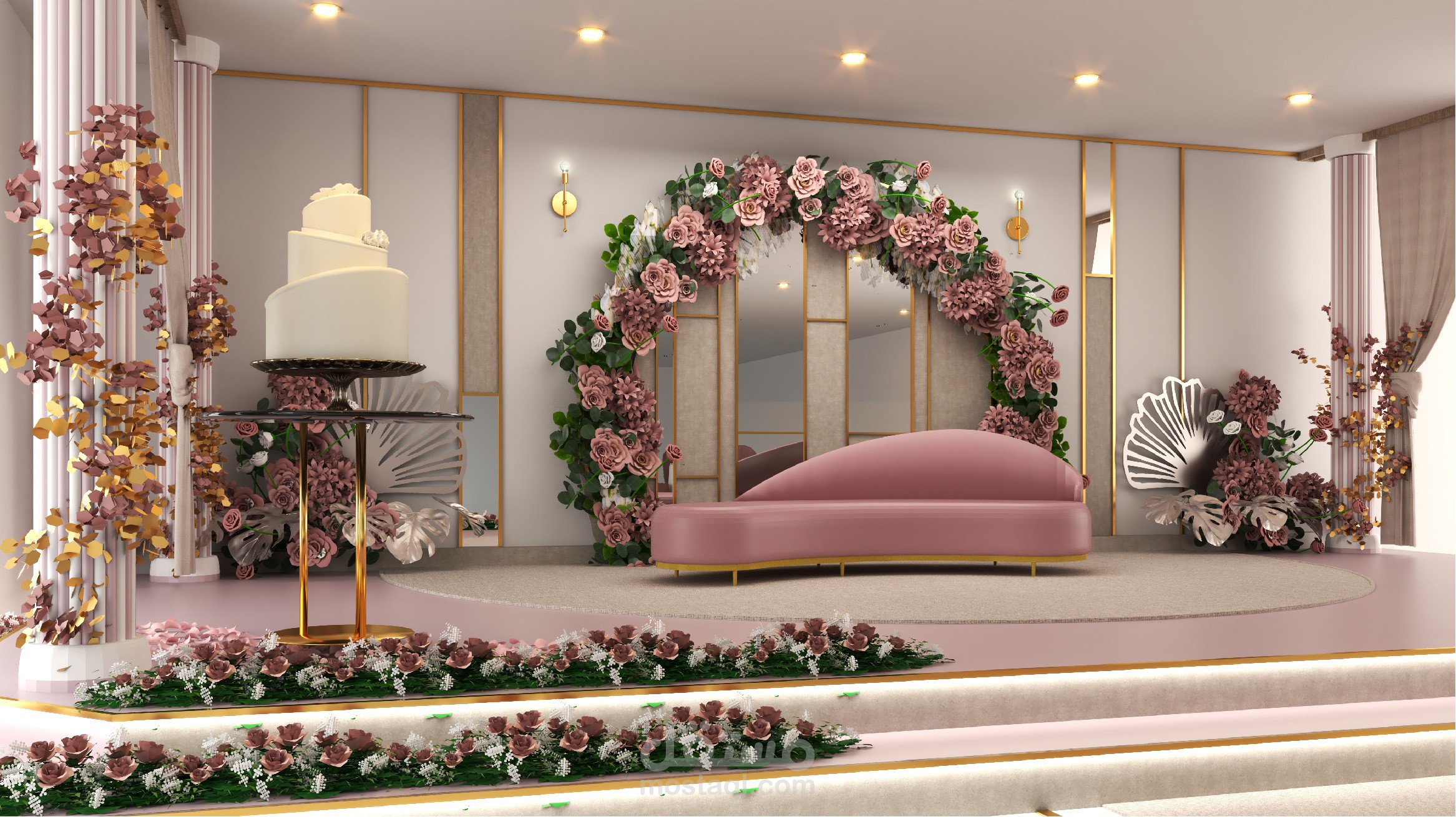 تصميم قاعة اعراس