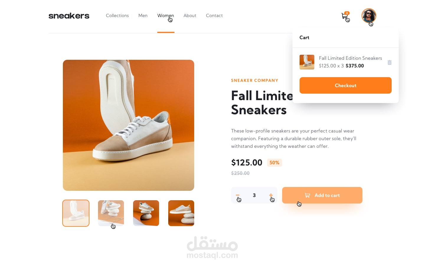 Front-End E-commerce-product-page