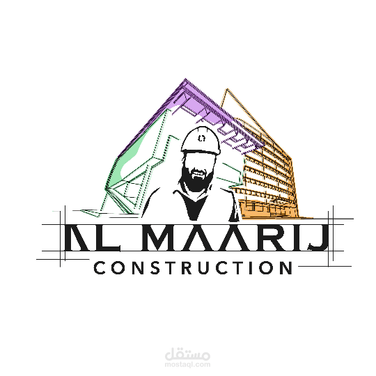 تصميم لشركة مقاولات