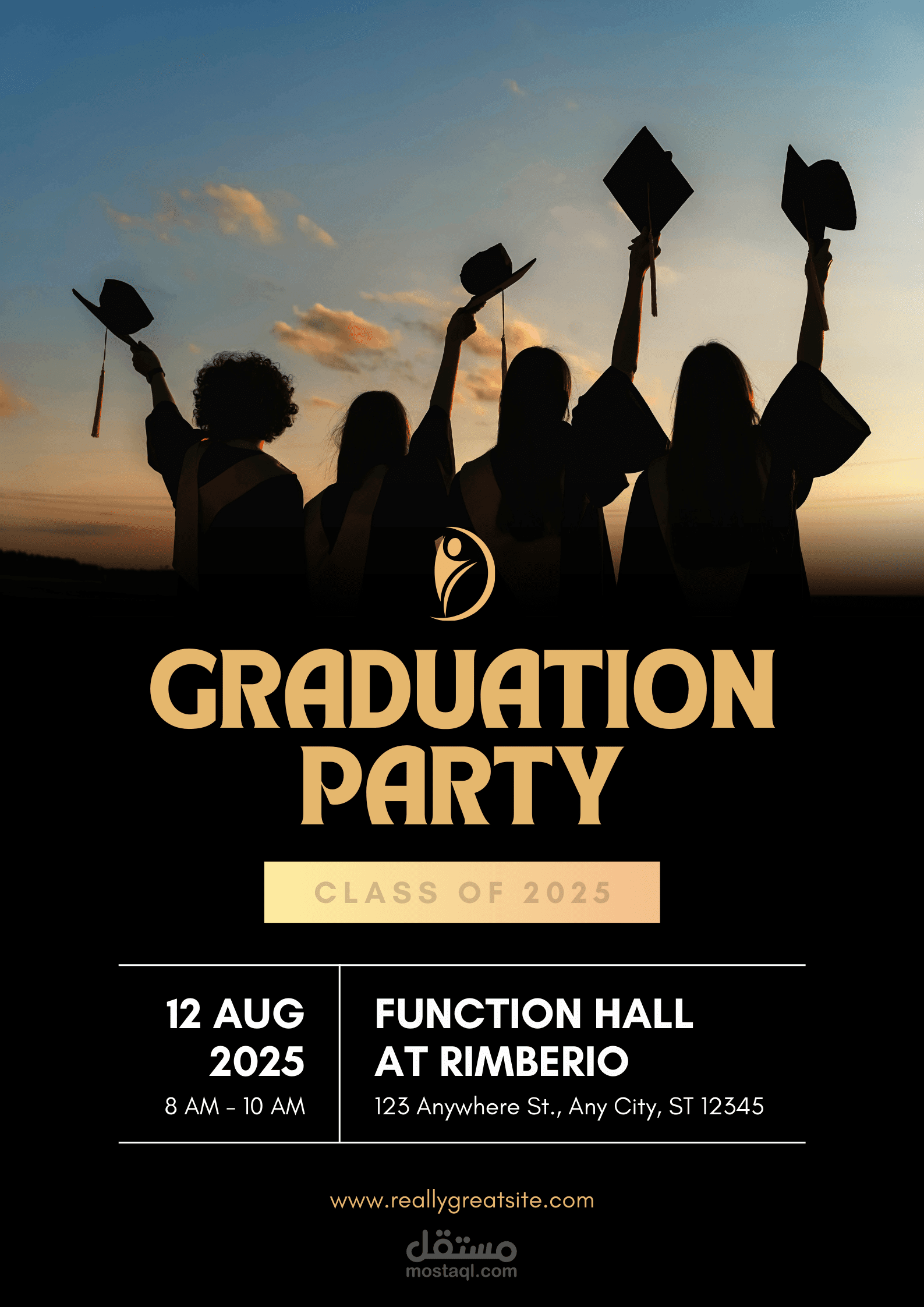 بوستر حفل تخرج_ graduation poster