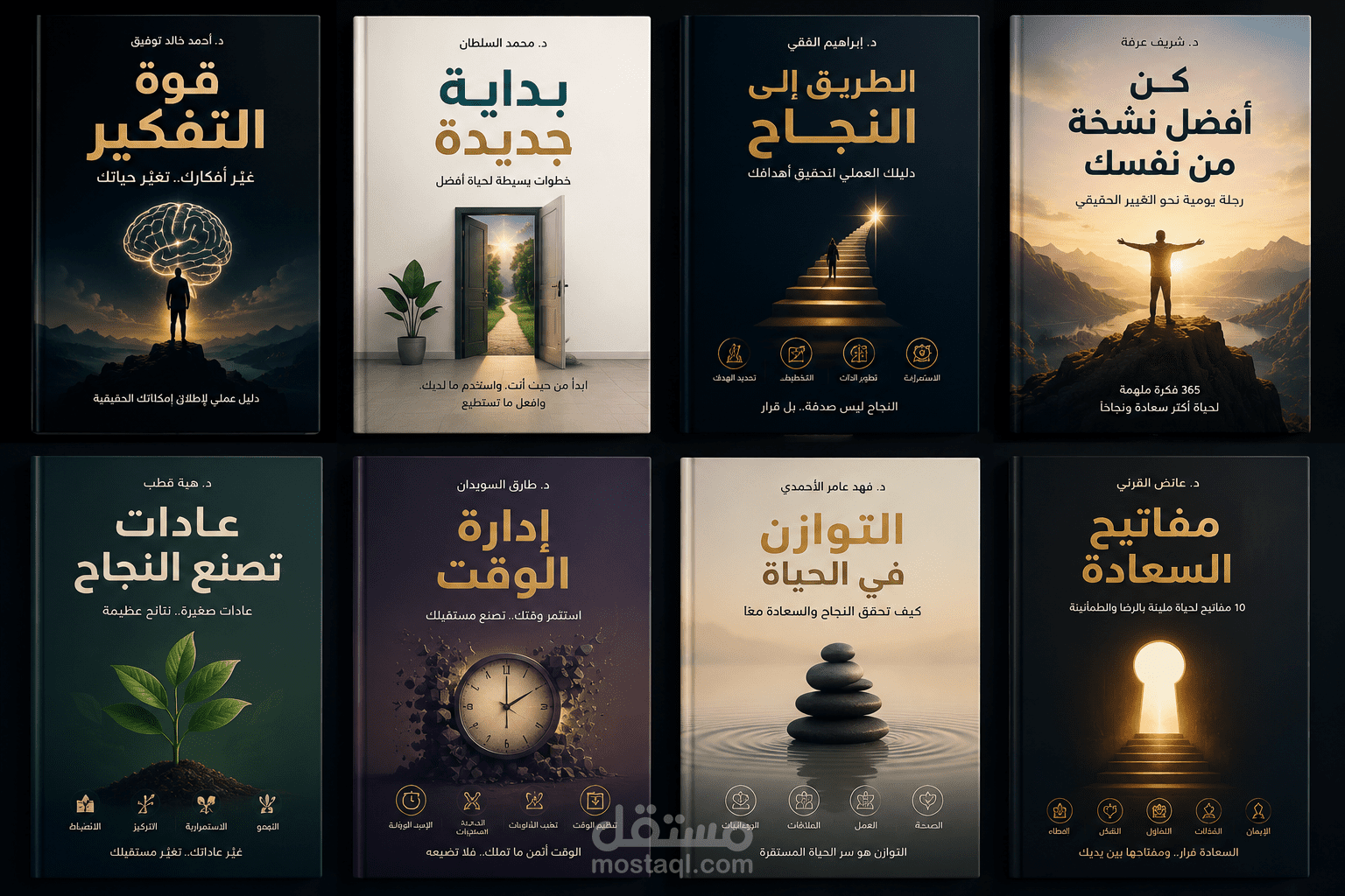 تصميم جذاب لاغلفة الكتب