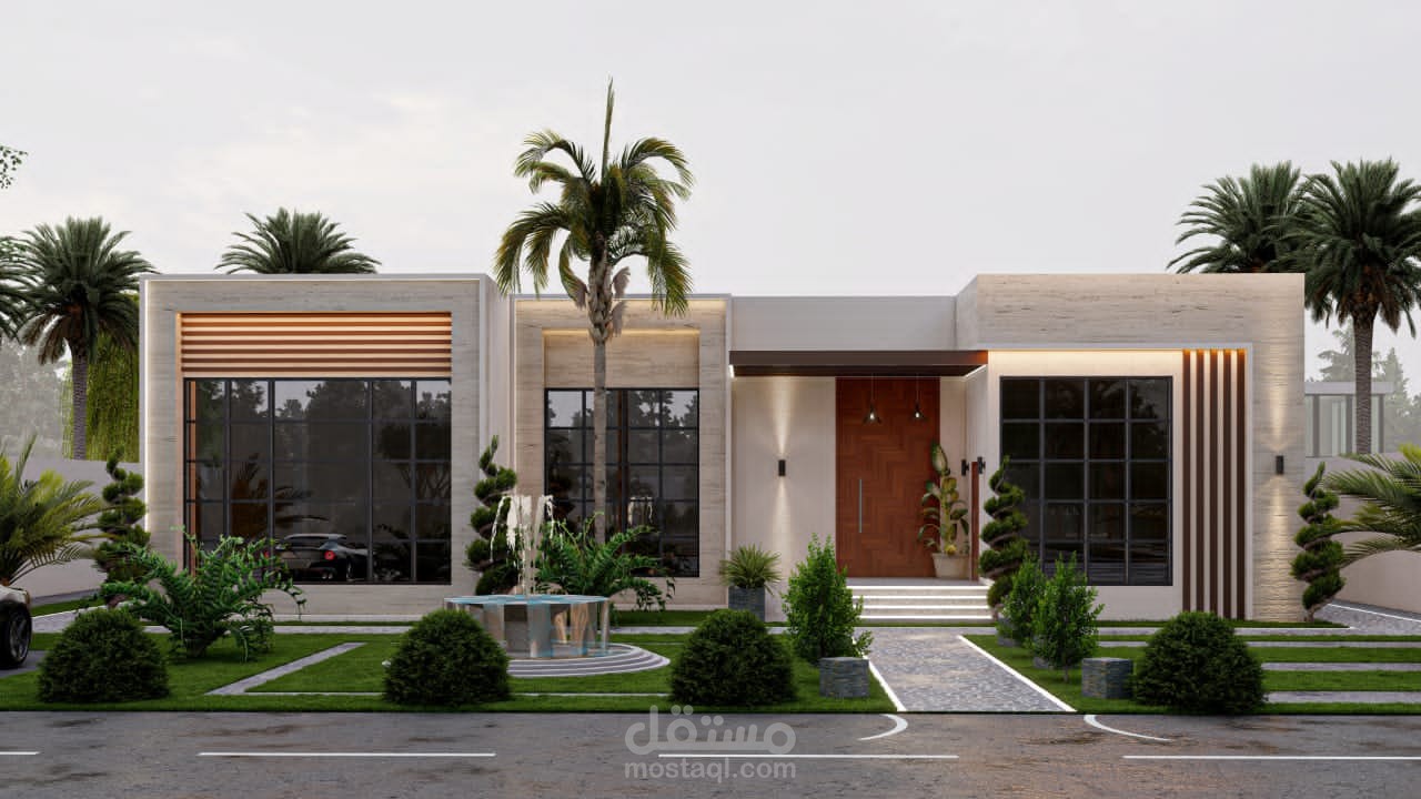 فيلا طابق واحد في دولة الإمارات