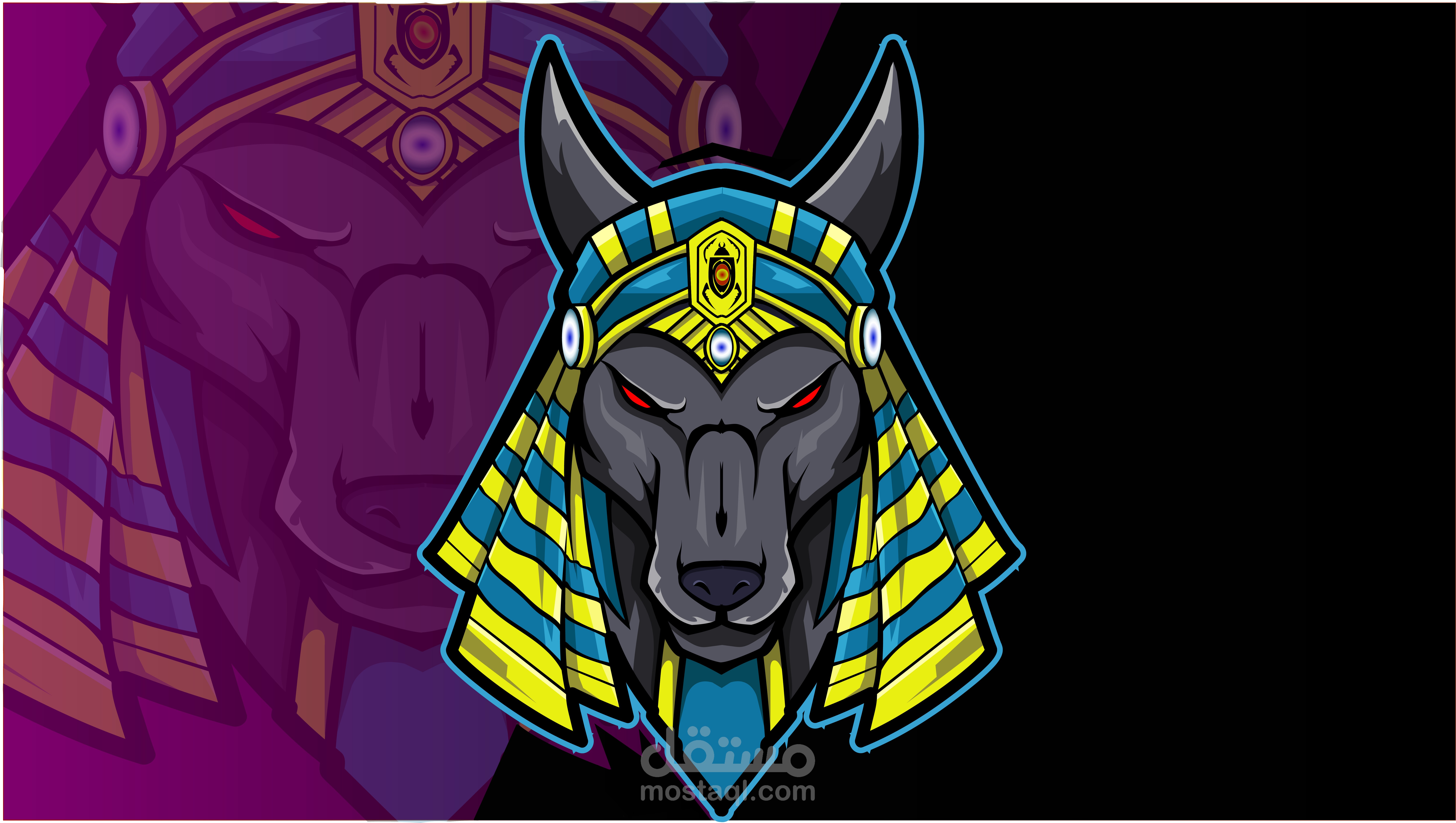 Anubis mascot logo