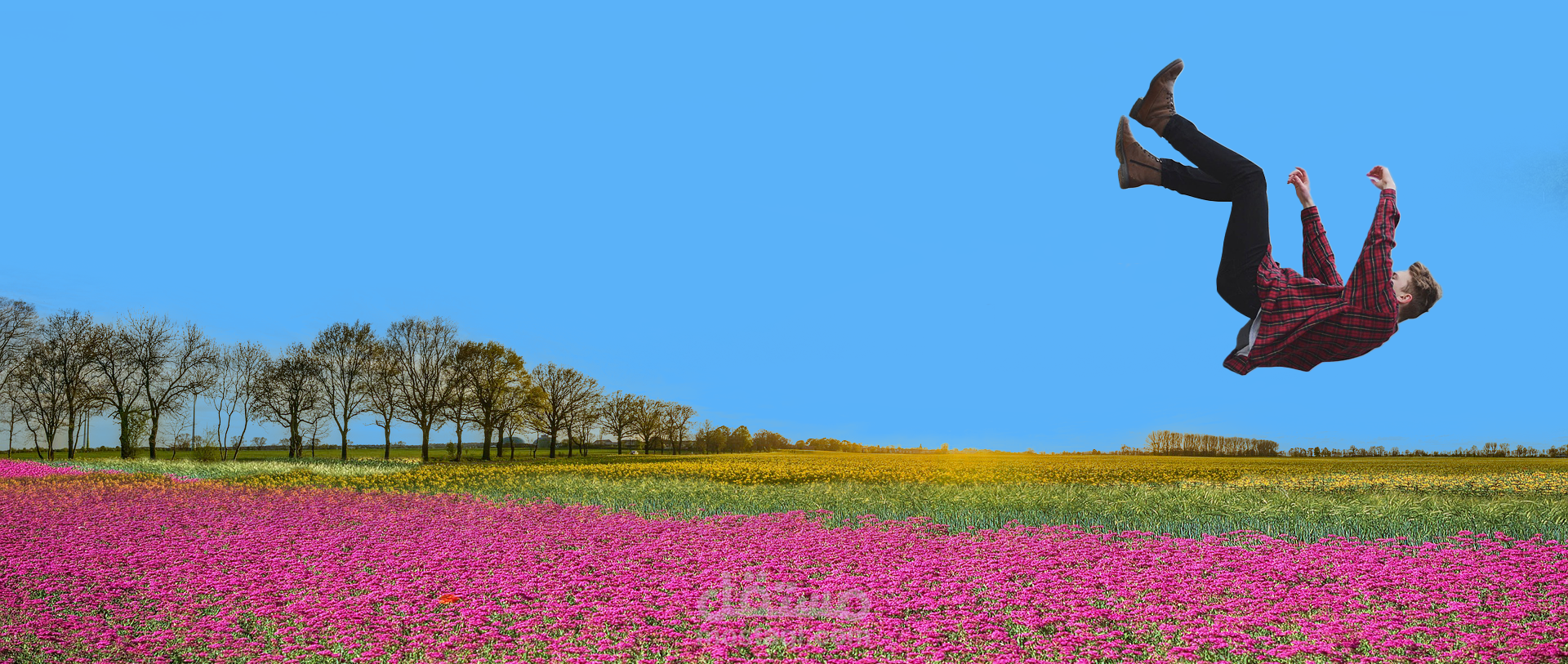 دمج الصور في Adobe Photoshop كمبتدئ