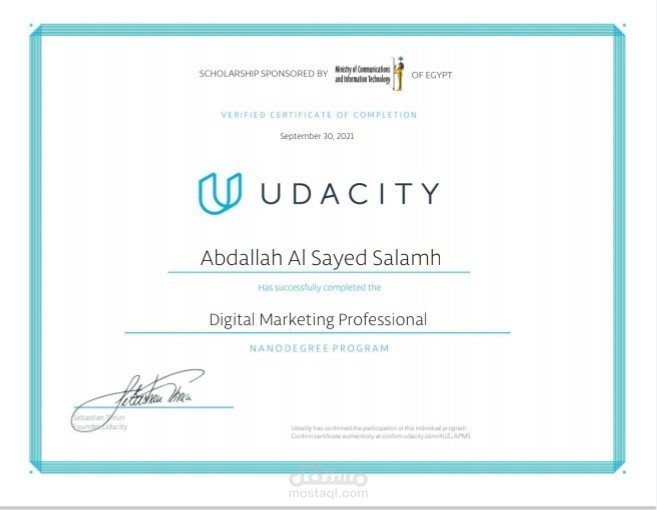 Copywriting & social media marketing certificates