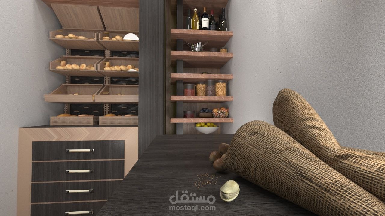 pantry /غرفة حفظ المؤن