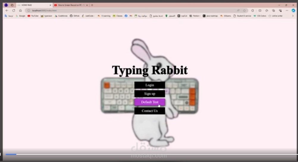 Typing Rabbit