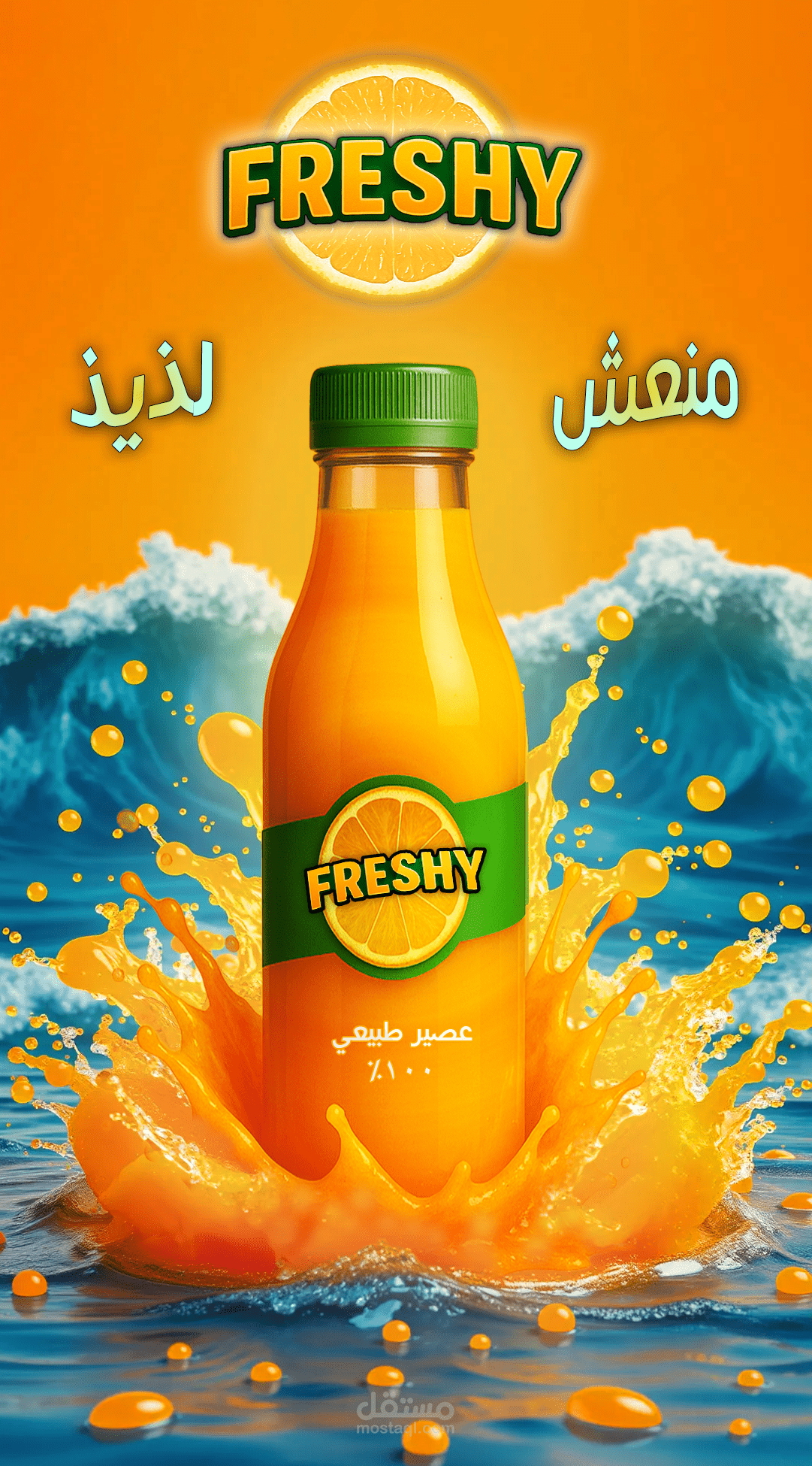 Freshy  اعلان عصير خلجى