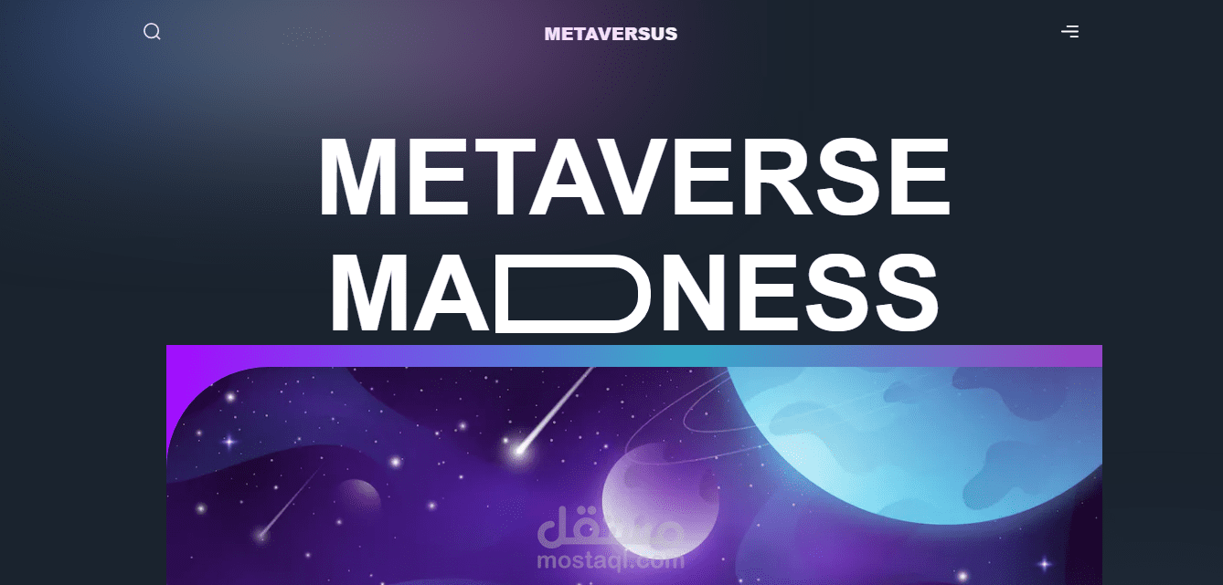 صفحة هبوط  Meta Versus