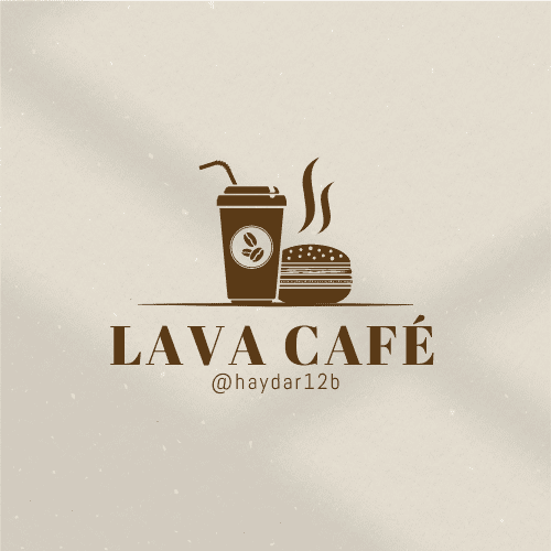 Logo design lava Café