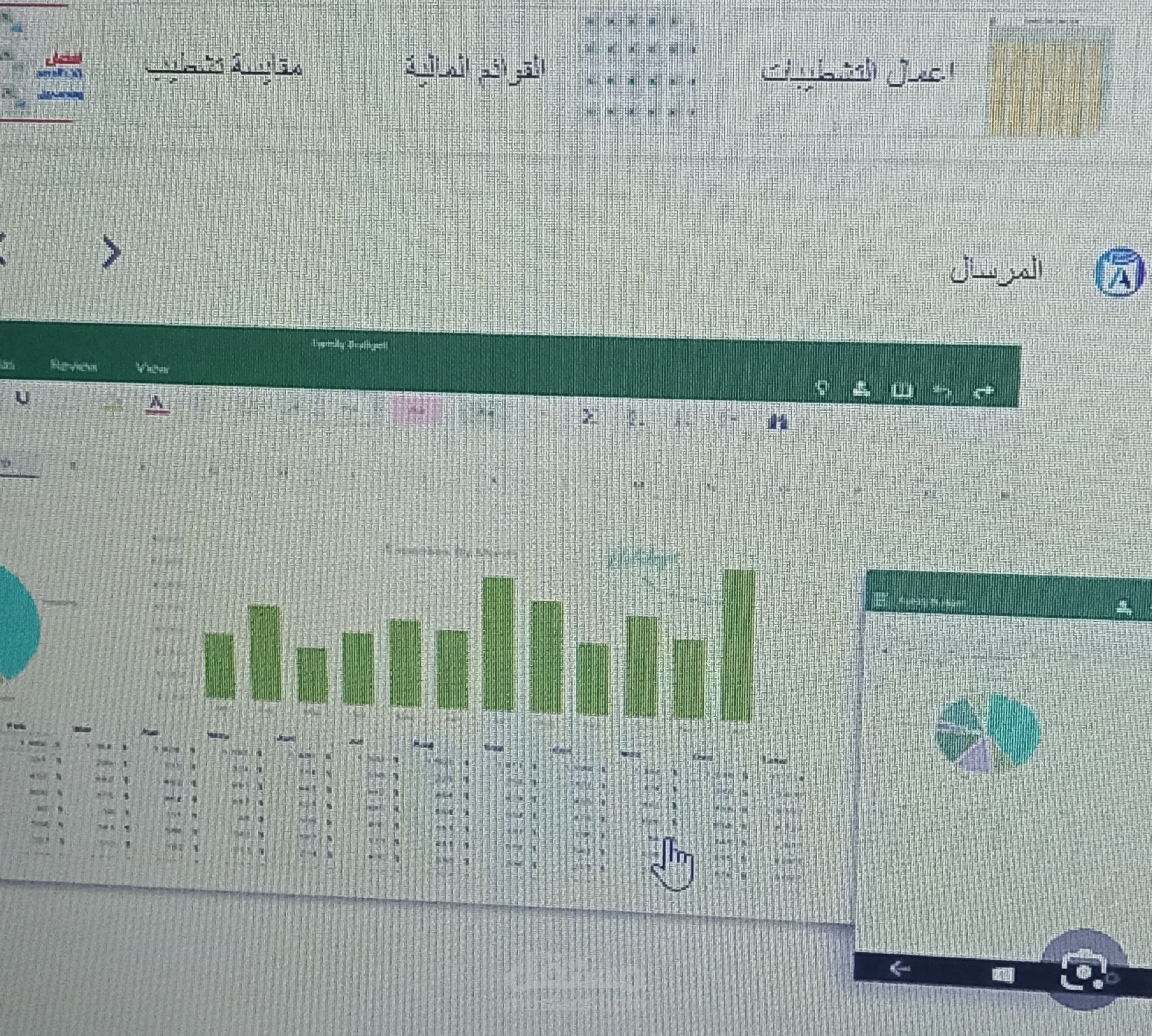 عمل رسوم بيانية