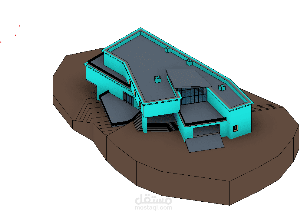نمذجة فيلا سكنية ببرنامج الريفيت Revit لاعمال Construction