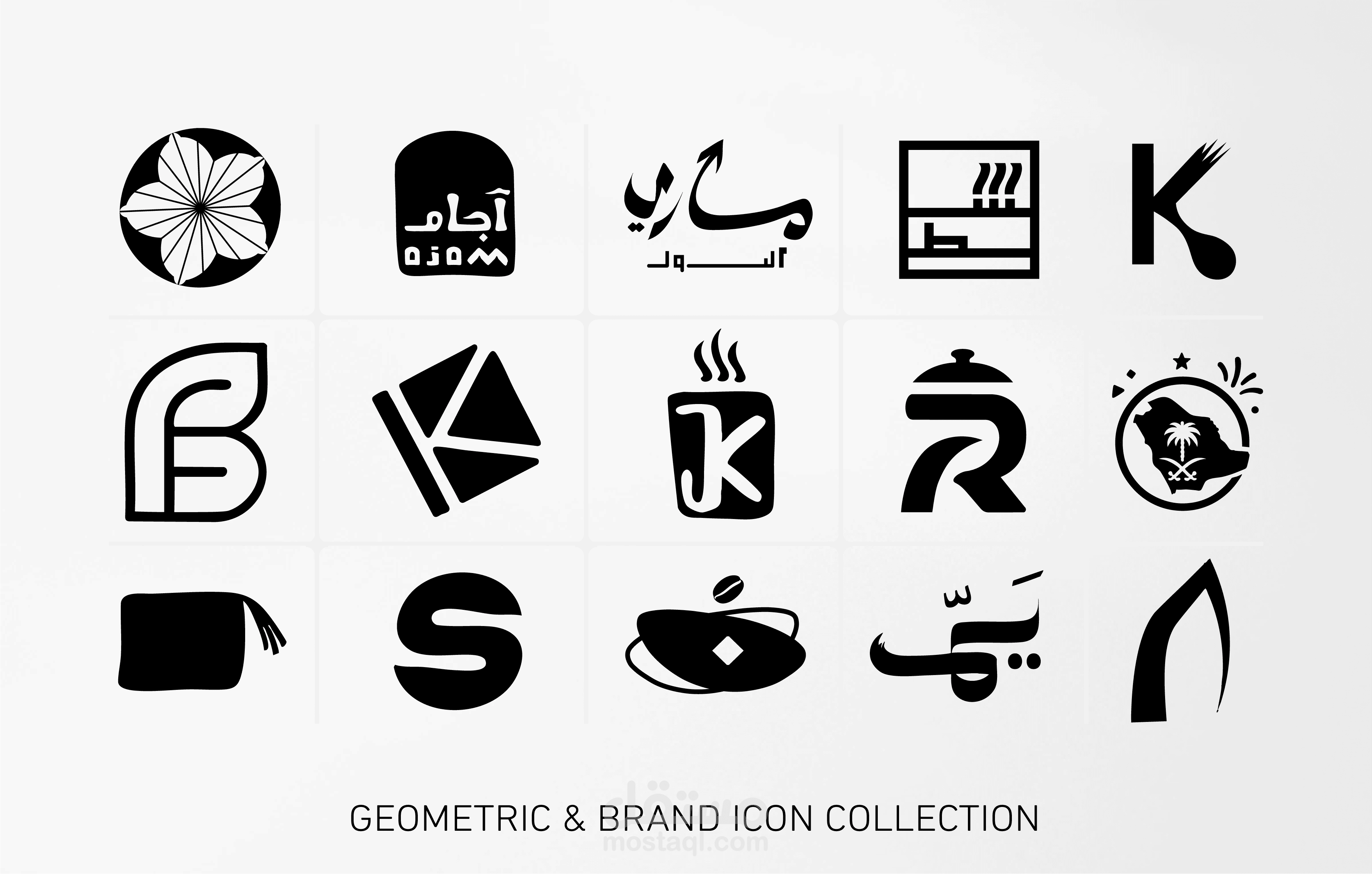 Geometric & brand icon Collection