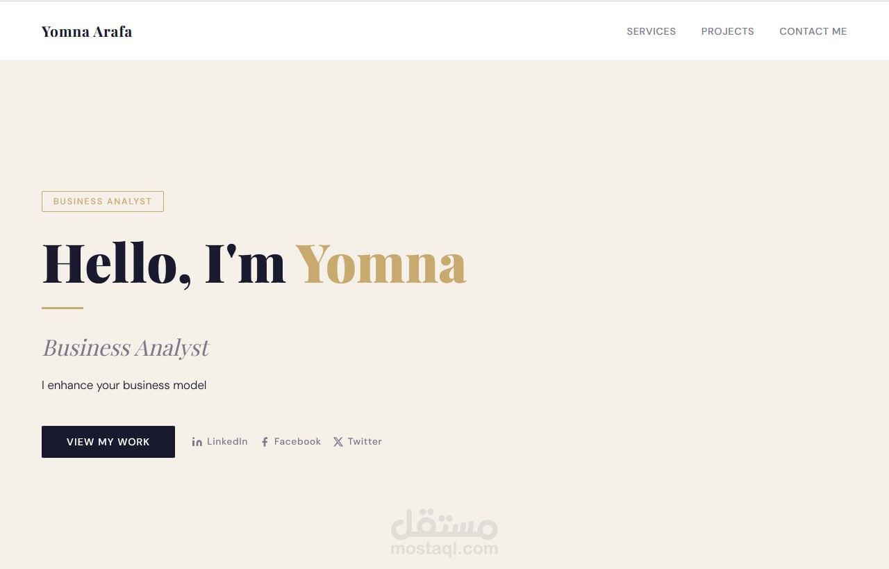 بورتفوليو للمستخدم 3