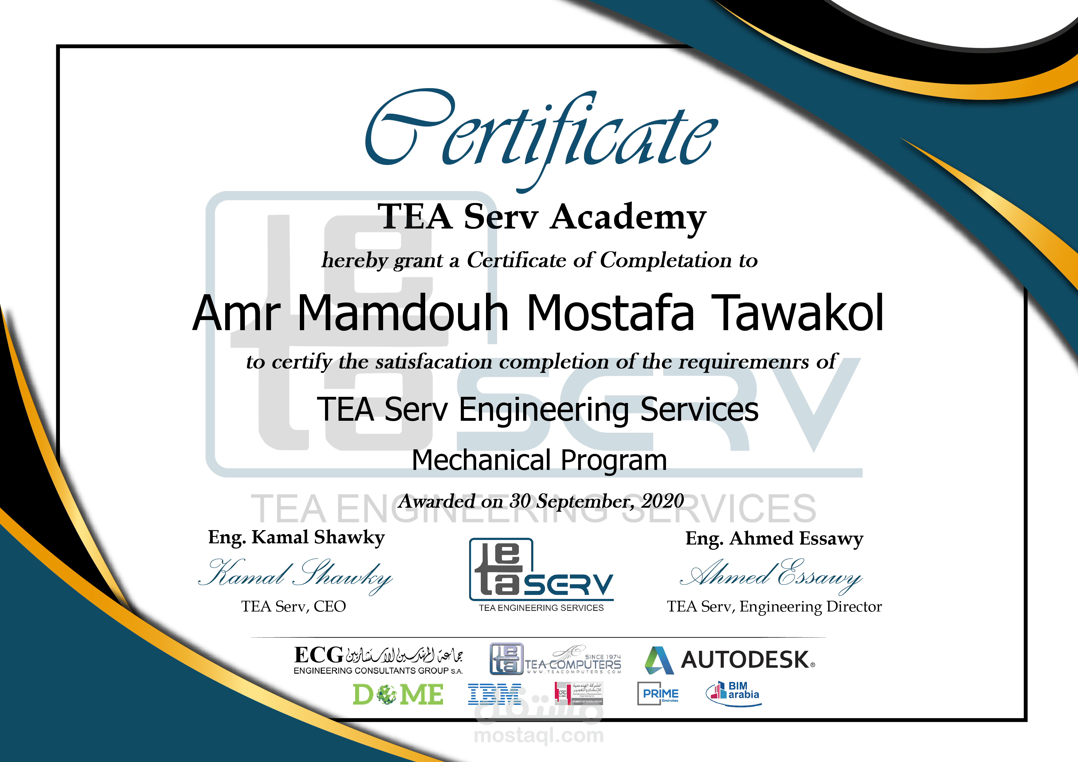 University to Work  at Tea Serv