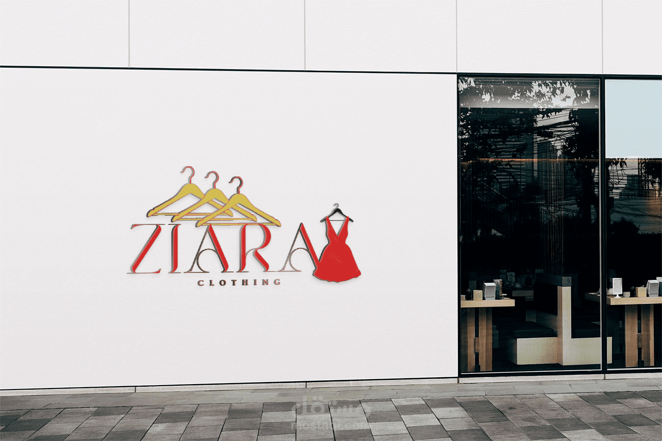 لوجو متجر ملابس حريمي