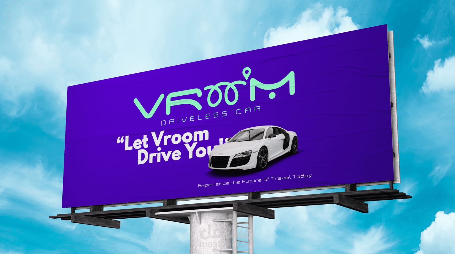 هوية تجارية "vroom"