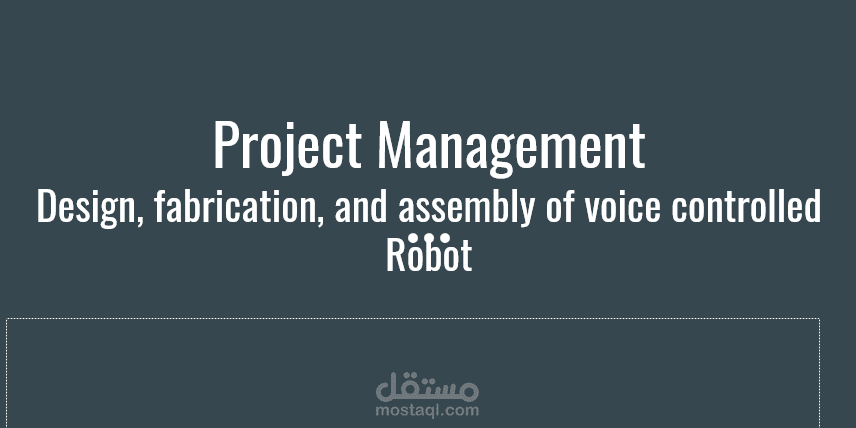 Design, fabrication, and assembly of voice controlled robot