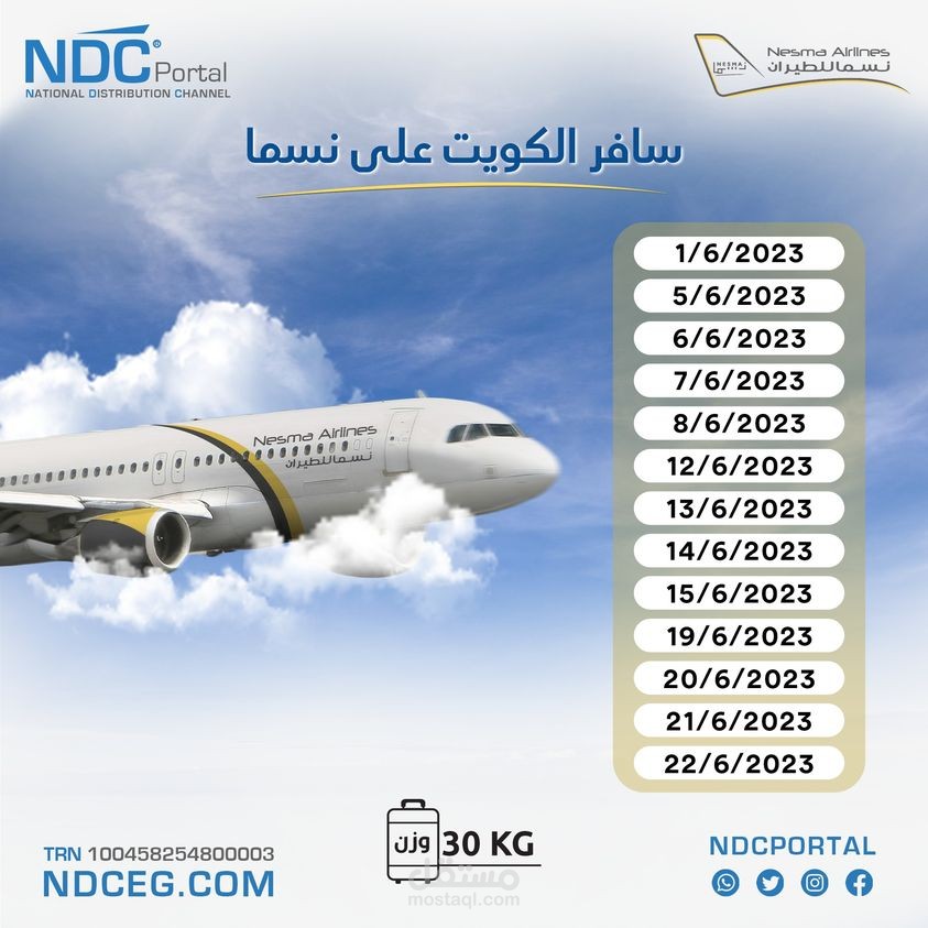 تصميم سوشيال ميديا لشركه سياحه