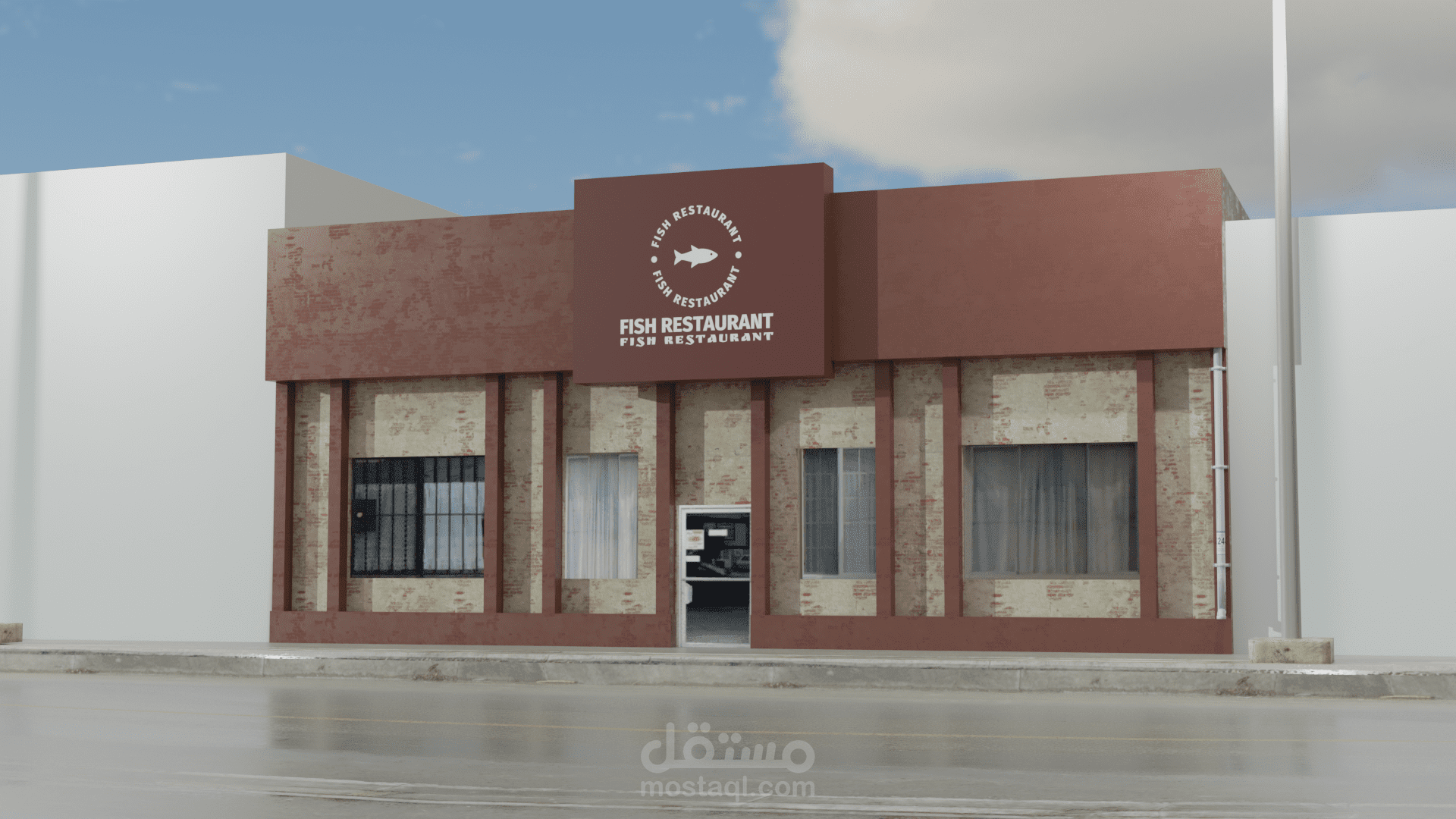 3d model fish store