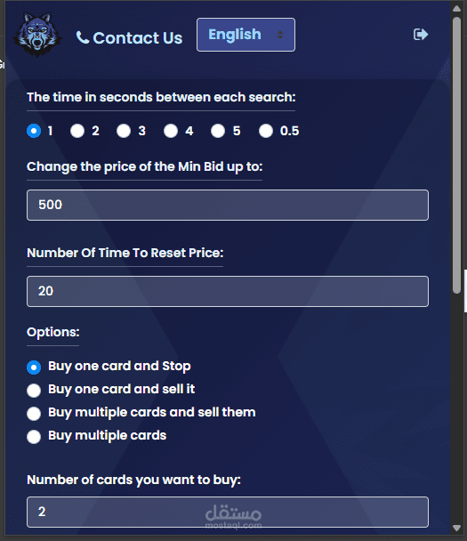 تطوير وإدارة نظام FUTBot FC26 – منصة أتمتة ذكية (SaaS & Browser Extension)