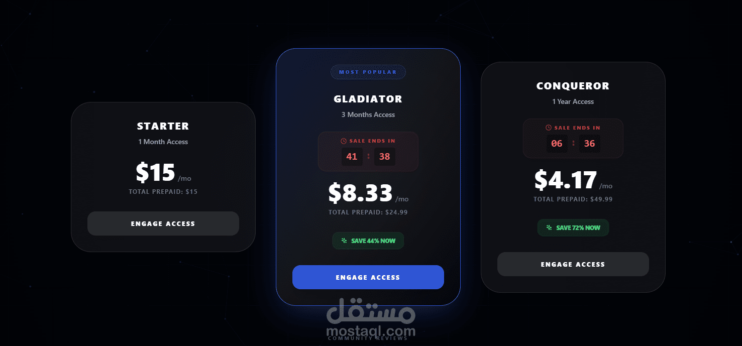 تطوير نظام اشتراكات متكامل (SaaS Subscription System) مع بوابات دفع آلي