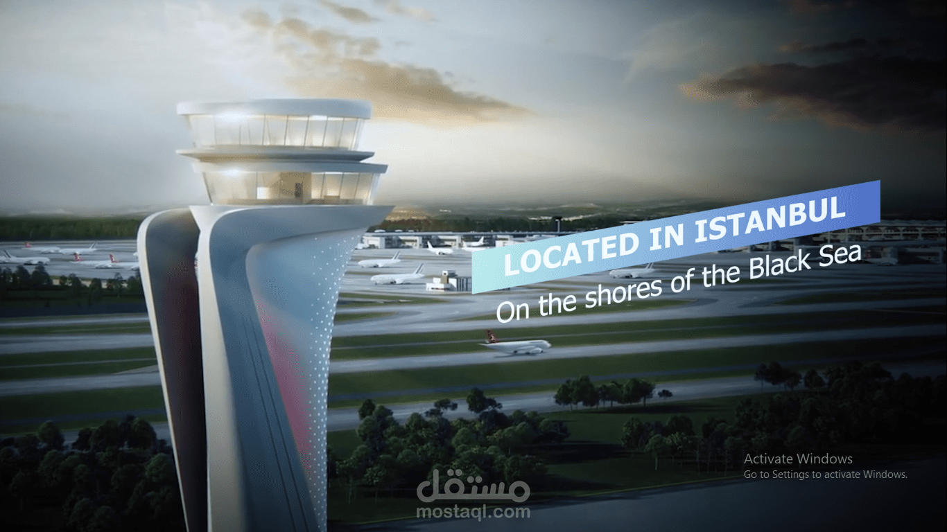 فيديو جراف لمطار اسطنبول الدولي