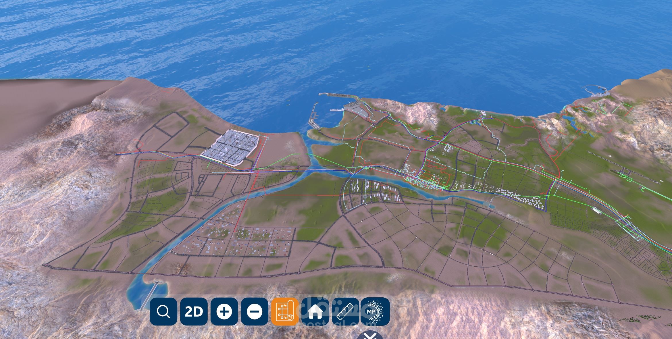 البنية التحتية للمدن الذكية