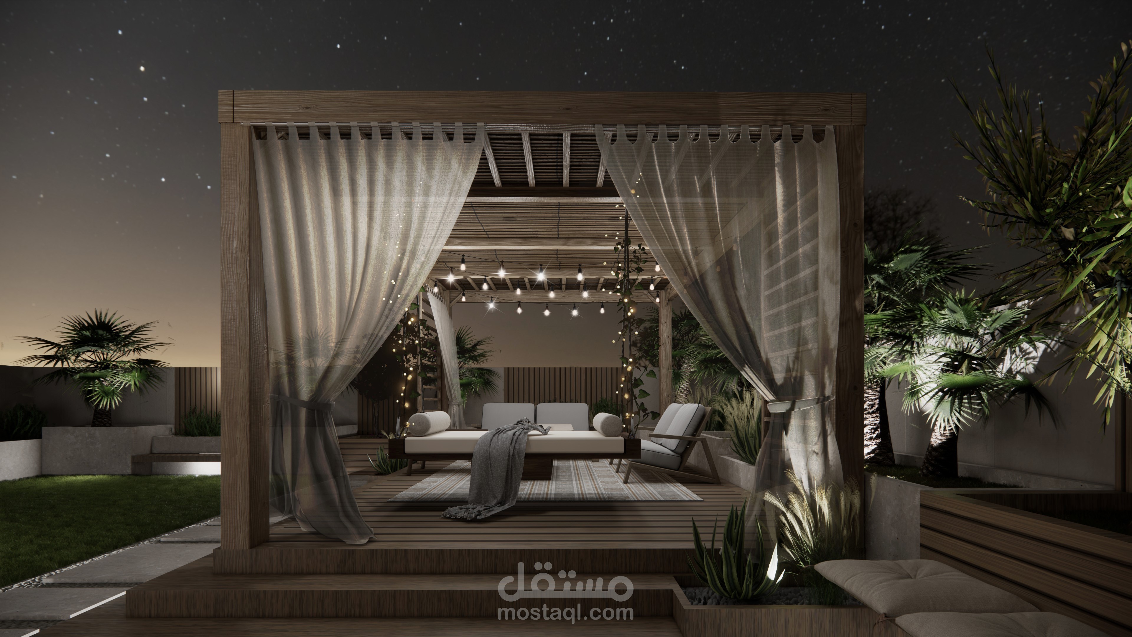 Roof garden design