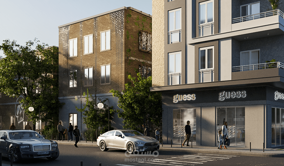 تصميم خارجي لبرج سكني