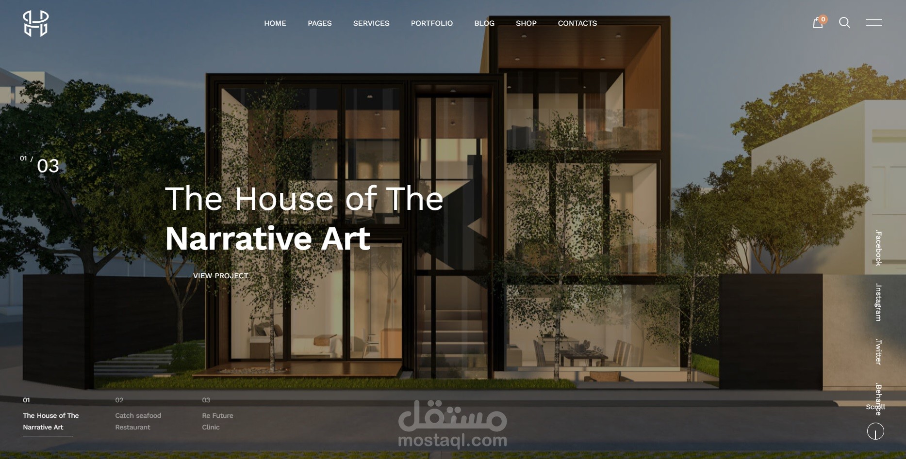 Modern Architecture WordPress Theme
