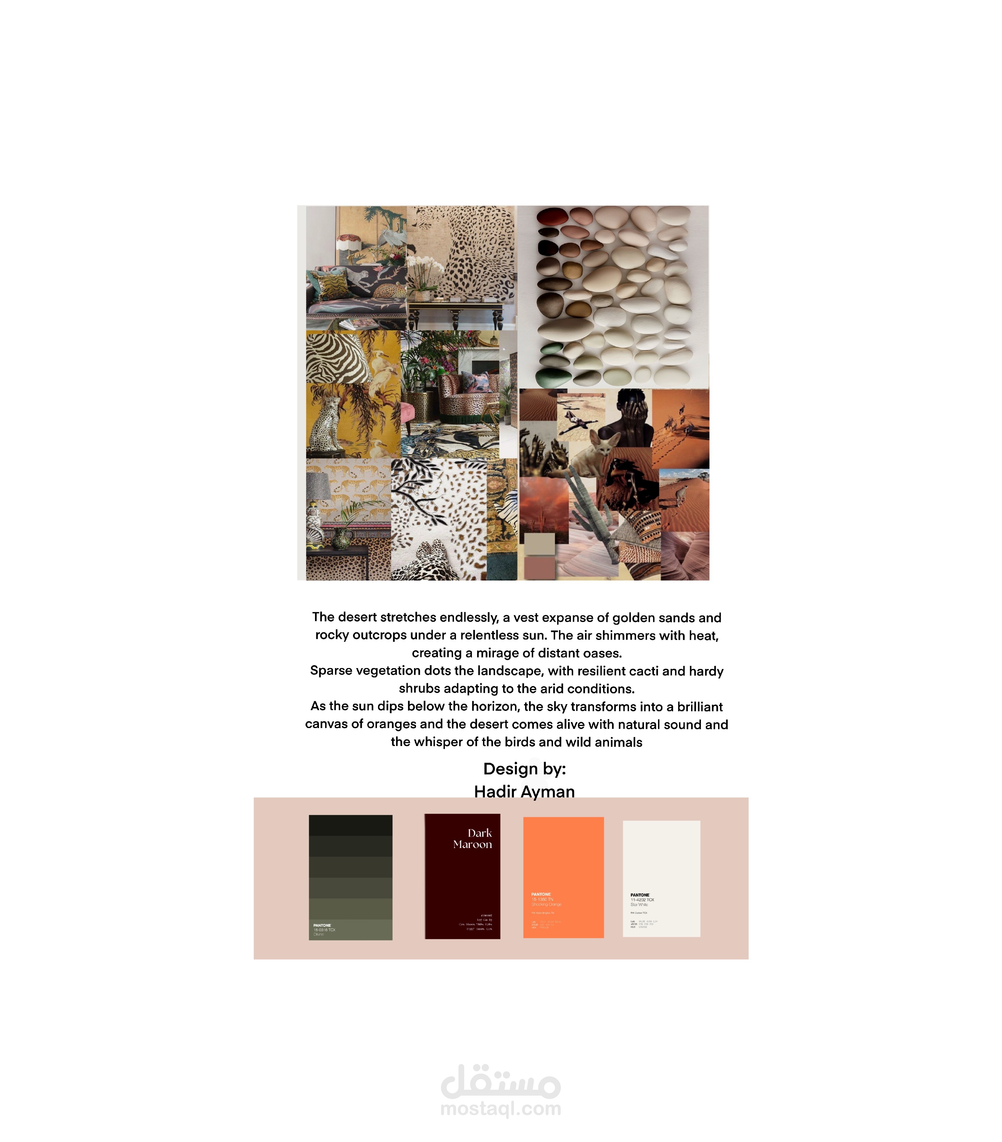 Wild women مستوحي من الصحراء