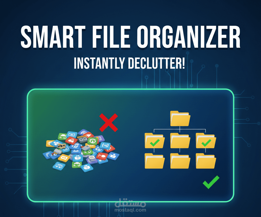 Smart File Organizer – Python Desktop Tool