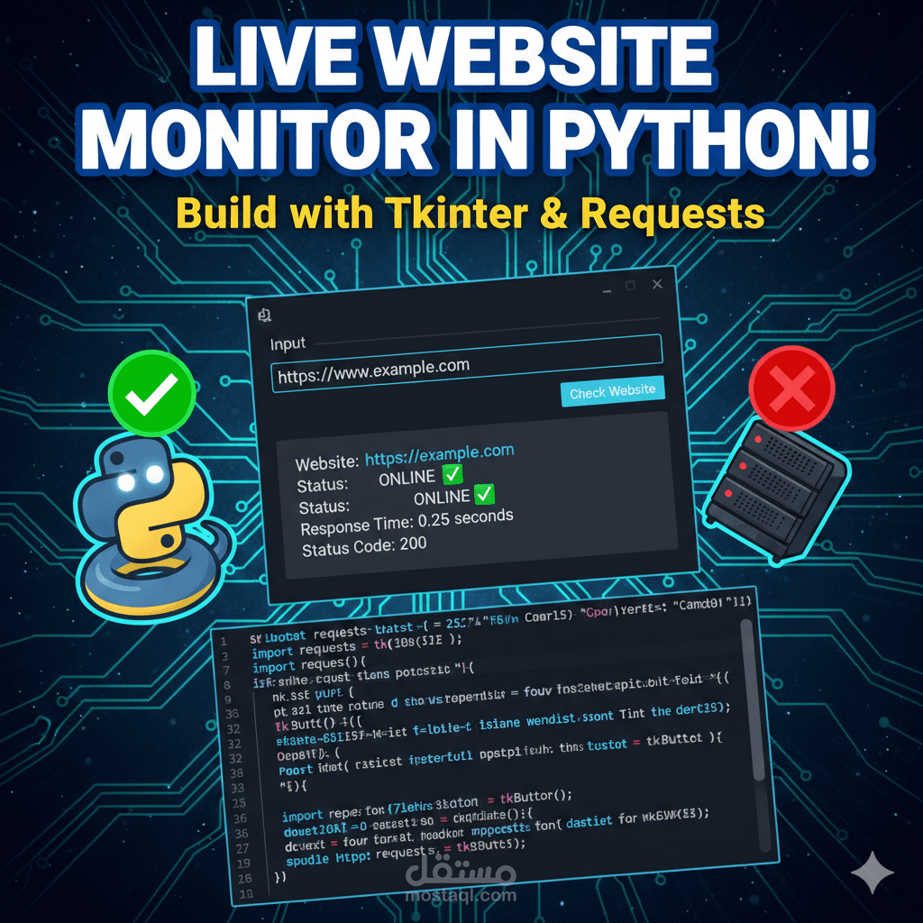 Website Uptime Monitor – Python Tool