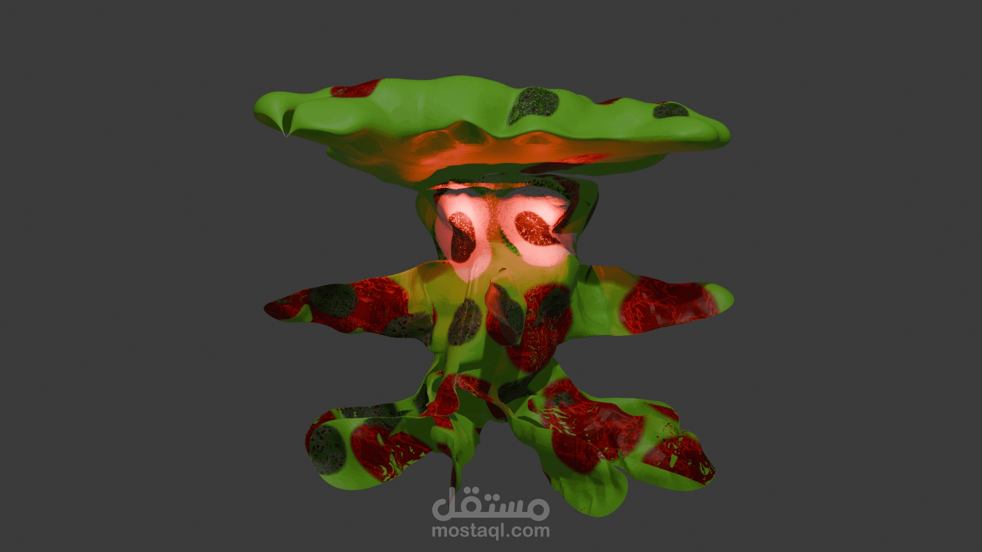 تصميم ونمذجة شخصية خيالية ثلاثية الأبعاد (3D Stylized Character)