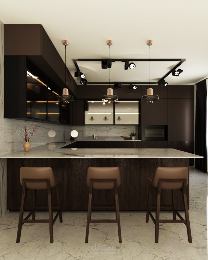 تصميم داخلي لمطبخ