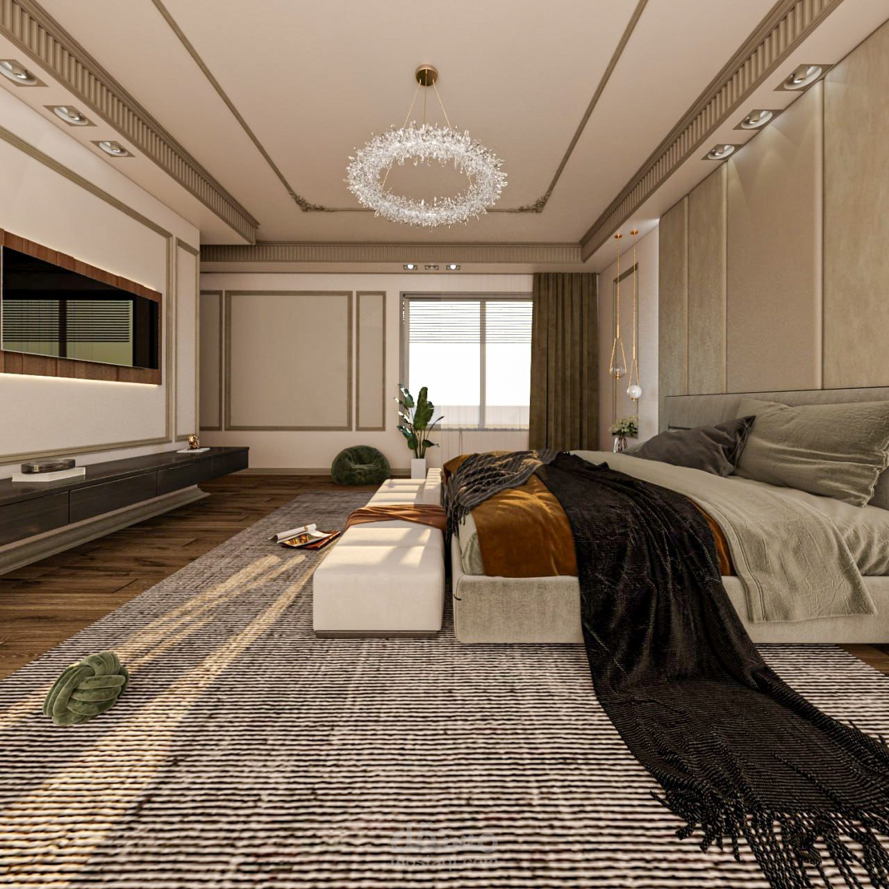 تصميم ديكور داخلي لغرفة نوم