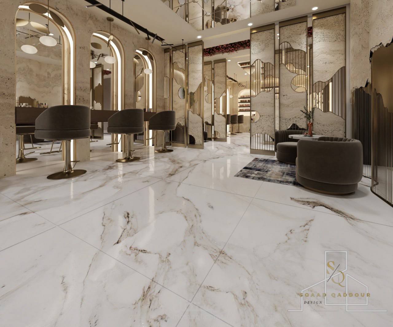 تصميم صالون تجميل