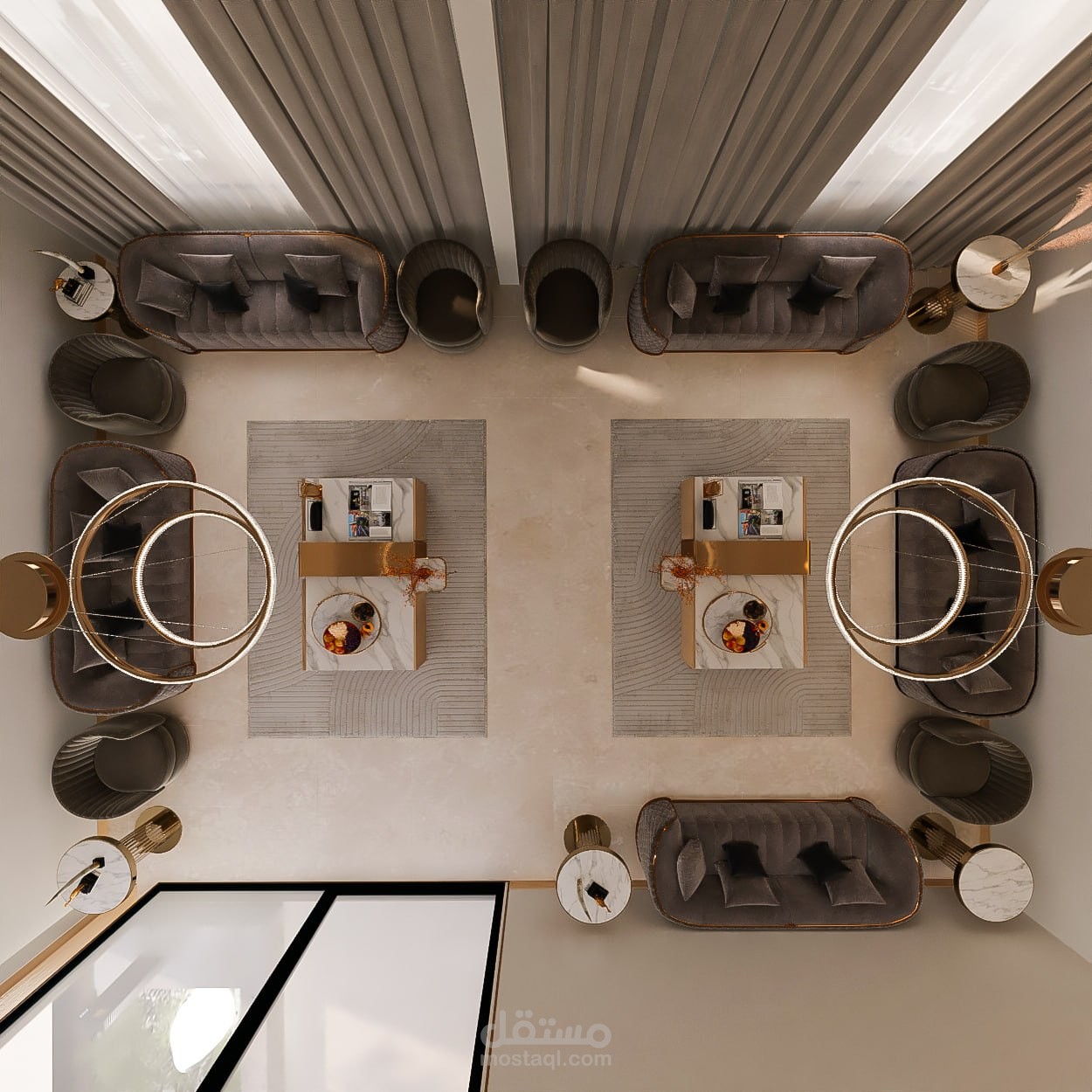 تصميم مجلس بسيط