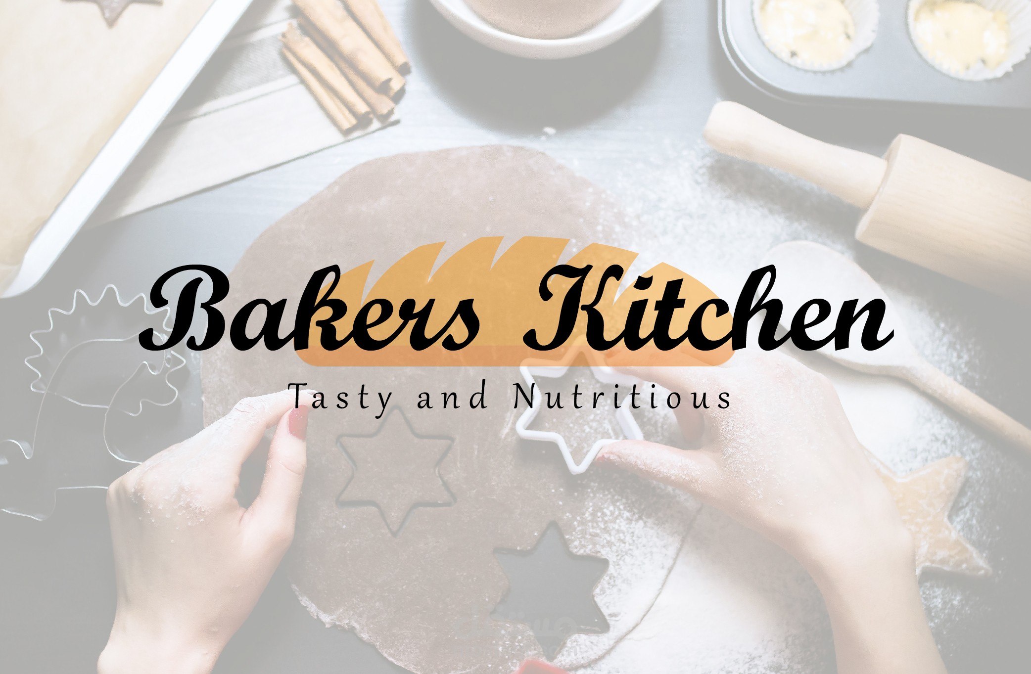 لوجو وهويه بصرية لمخبز Bakers Kitchen