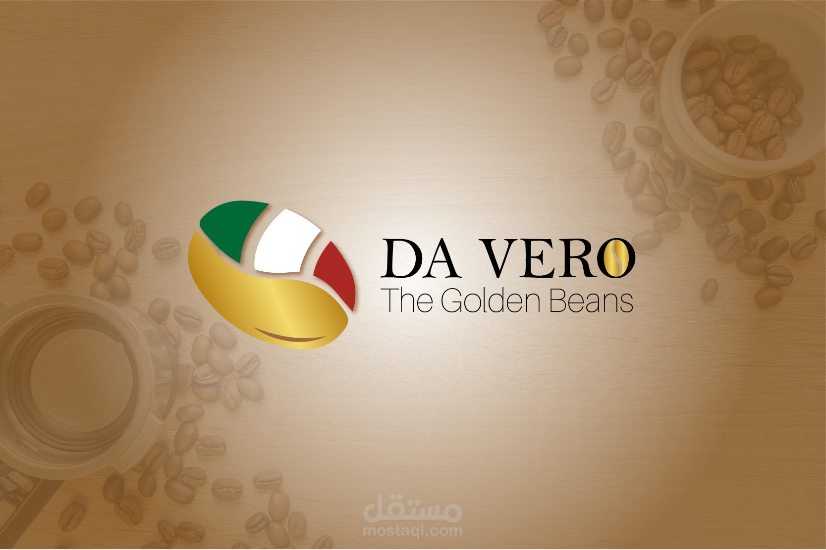 Logo and Branding for Italian coffee DA VERO